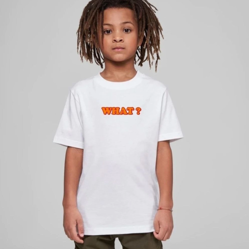 Çocuk   Baskılı T-Shirt - Beyaz