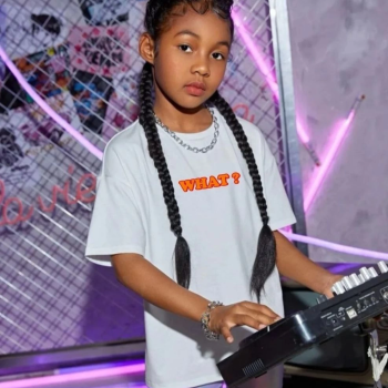 Çocuk   Baskılı T-Shirt - Beyaz