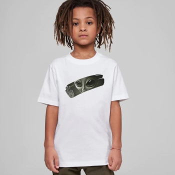 Çocuk   Baskılı T-Shirt - Beyaz