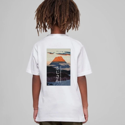 Çocuk   Baskılı T-Shirt - Beyaz