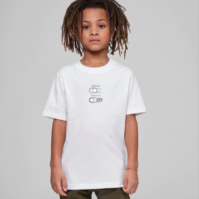 Çocuk   Baskılı T-Shirt - Beyaz