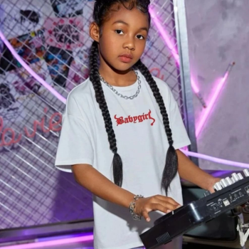 Çocuk   Baskılı T-Shirt - Beyaz