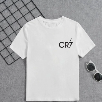 Çocuk Baskılı T-Shirt - Beyaz