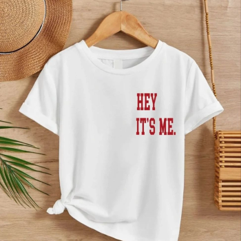 Çocuk   Baskılı T-Shirt - Beyaz