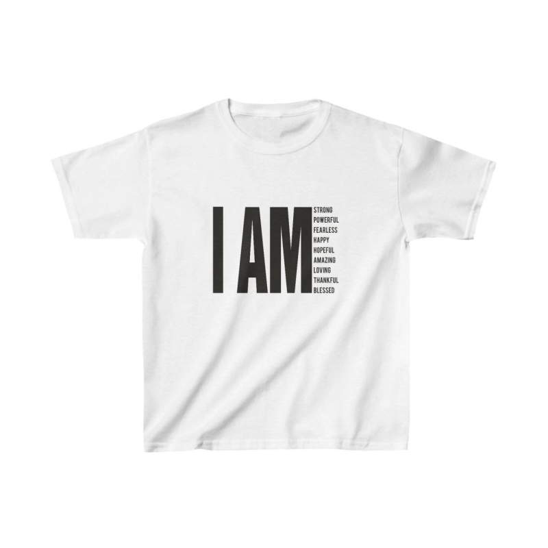 Çocuk Baskılı T-Shirt - Beyaz