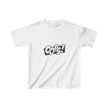 Çocuk Baskılı T-Shirt - Beyaz