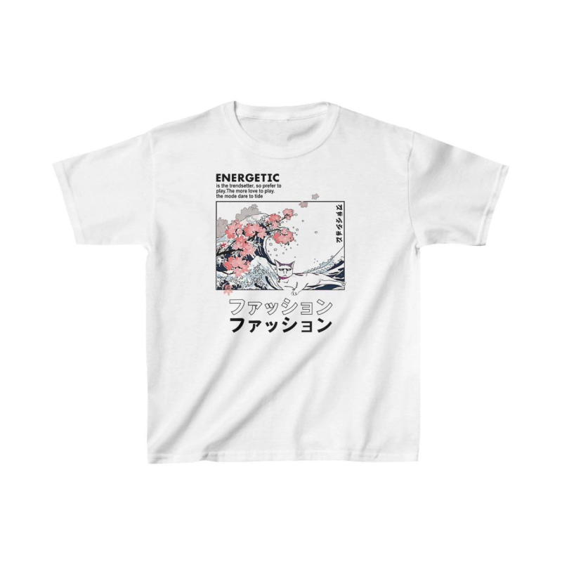 Çocuk Baskılı T-Shirt - Beyaz