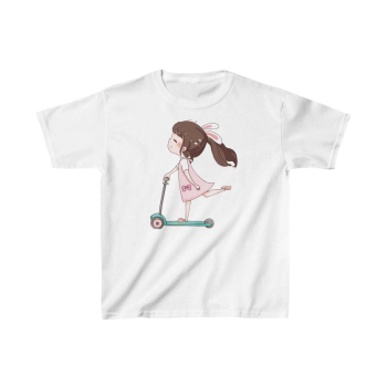 Çocuk Baskılı T-Shirt - Beyaz