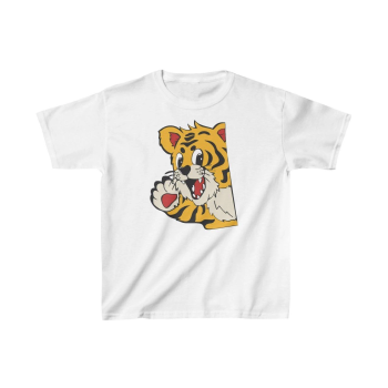 Çocuk Baskılı T-Shirt - Beyaz