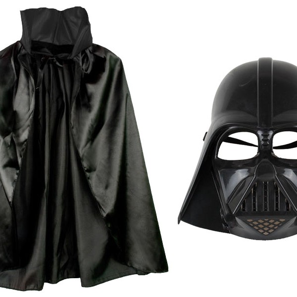 Çocuk Boy Darth Vader Maskesi ve Pelerin Seti