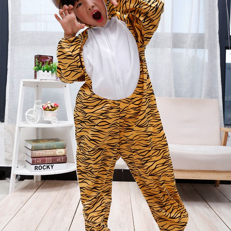 Çocuk Kaplan-Aslan Kostümü 2-3 Yaş