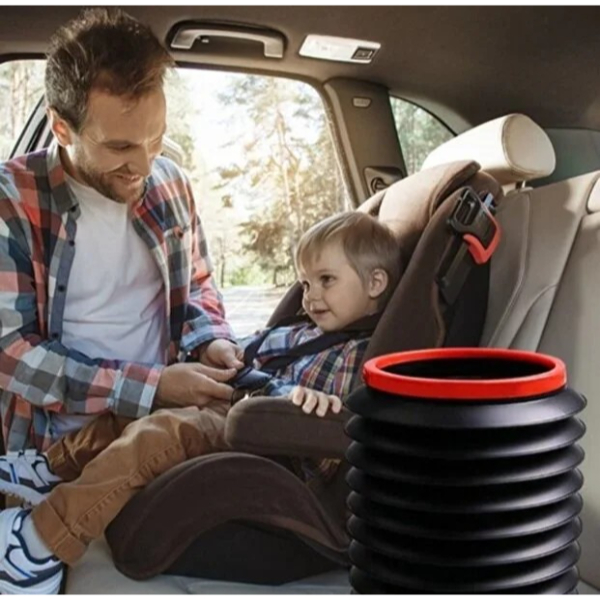 Çok Amaçlı Katlanabilir Araç İçi Kova 