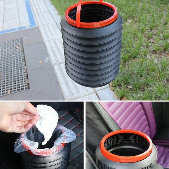 Çok Amaçlı Katlanabilir Araç İçi Kova 