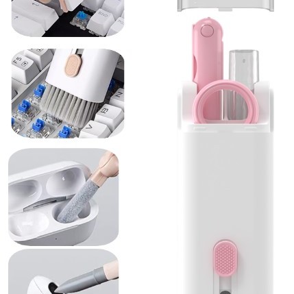 ÇOK FONKSIYONLU 7 IN 1 AIRPODS KLAVYE EKRAN KULAKLIK TEMIZLEME KITI