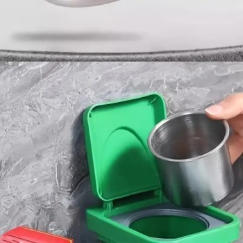 Çöp Kutusu Tasarımlı Duvar Küllüğü 