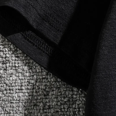 Dağ Grafikli Tişört, Yaz için Büyük Beden Rahat T-shirt - Siyah -