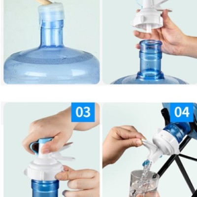 Damacana Musluk Başlığı ve Metal Ayak Stand Seti 