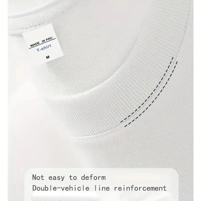 Day One Baskılı Oversize Bisiklet Yaka T-shirt - Beyaz -