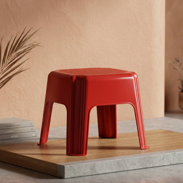 Dayanıklı Plastik Alçak Tabure 