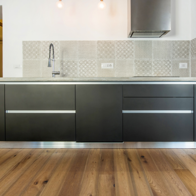 DecoHandy 30x30 cm Kendinden Yapışkanlı  Pvc Karo Mutfak Arası 4 Lü Karışık model  0,36m2