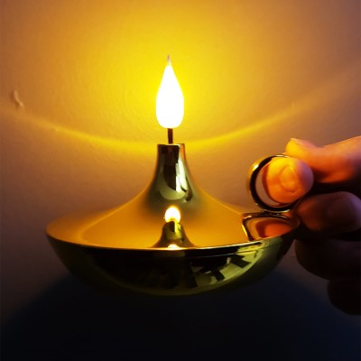 Dekoratif Gold Pilli Mum Lamba 