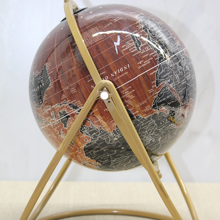 Dekoratif Metal Standlı Dünya Küre - Model 1