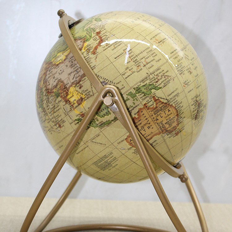 Dekoratif Metal Standlı Dünya Küre - Model 3 