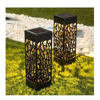 Dekoratif Solar Güneş Enerjili Bahçe Aydınlatması Yürüyüş Yolu Seti (6 Adet)