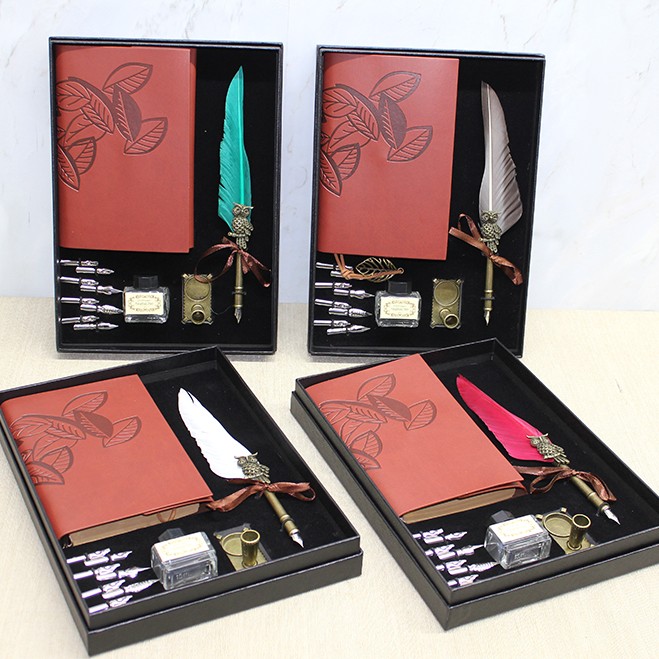 Deri Defterli Divit Hokka Seti Model 1 