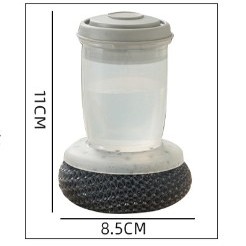 Deterjan Hazneli Telli Bulaşık Fırçası 