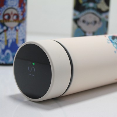 Dijital Göstergeli Paslanmaz Çelik Termos 