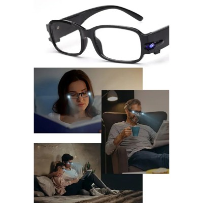 Dinlendirici LED Işıklı Okuma Gözlüğü 