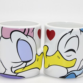 Donald Ve Daisy Duck Çift Kupa Bardak Seti 