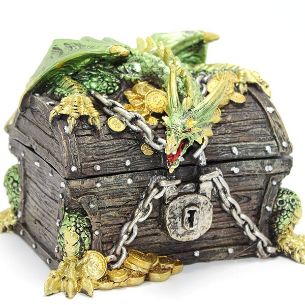 Dragon Tasarımlı Polyester Kutu 