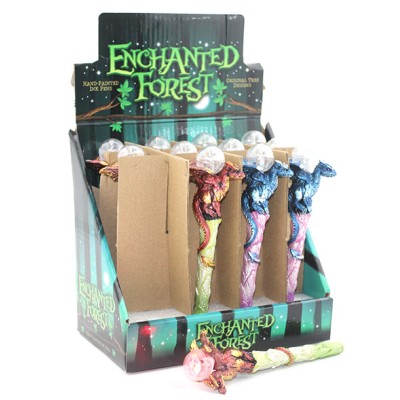 Dragonlu Polyester Işıklı Tükenmez Kalem 