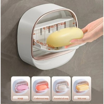 Drenaj Hazneli Kapaklı Katı Sabunluk 