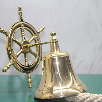 Dümenli Pirinç Duvara Asmalı Çan