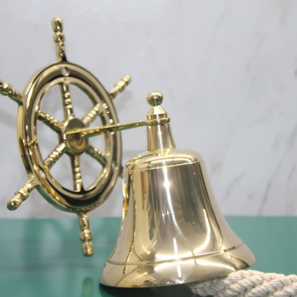 Dümenli Pirinç Duvara Asmalı Çan