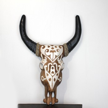 Duvara Asmalı Bufalo Kafası 