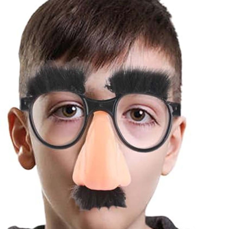 Eğlenceli Kılık Değiştirme Kaş Bıyık Mizah Gözlüğü 9x13 cm
