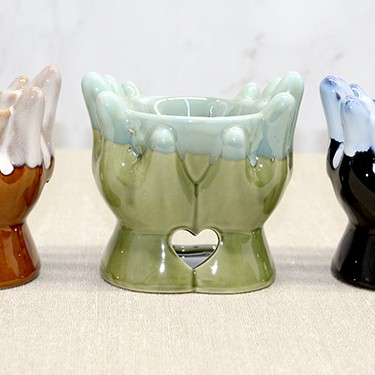 El Tasarımlı Seramik Buhurdanlık Model 2