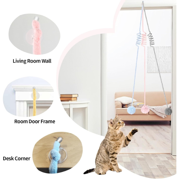 Elastik Yaylı Asılabilir Peluş Oyuncak