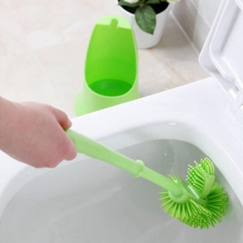 Ergonomik Silikon Tuvalet Fırçası Ergonomik Silikon Tuvalet Fırçası