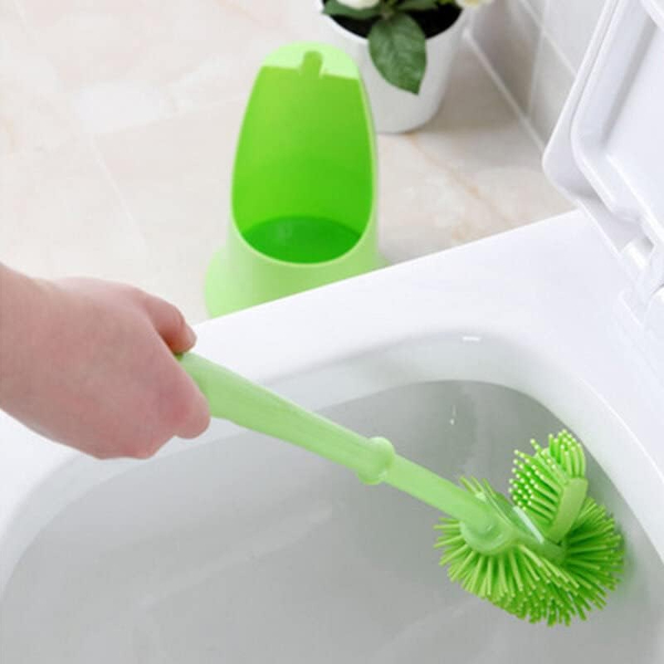 Ergonomik Silikon Tuvalet Fırçası Ergonomik Silikon Tuvalet Fırçası