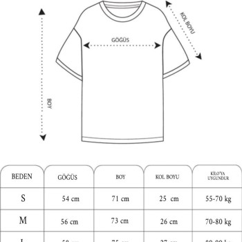 Erkek Baskılı Bisiklet Yaka T-Shirt - Siyah