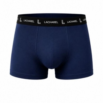 Erkek Likralı Pamuklu Nefes Alan Penye Boxer 3'lü Paket - Lacivert