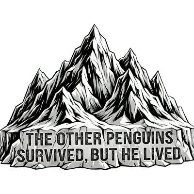 Erkek T-Shirt Nihilist Penguen Baskılı Bisiklet Yaka Kısa kol yazlık Tişört - Beyaz