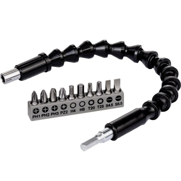 Esnek Şaftlı Tornavida Ucu Seti