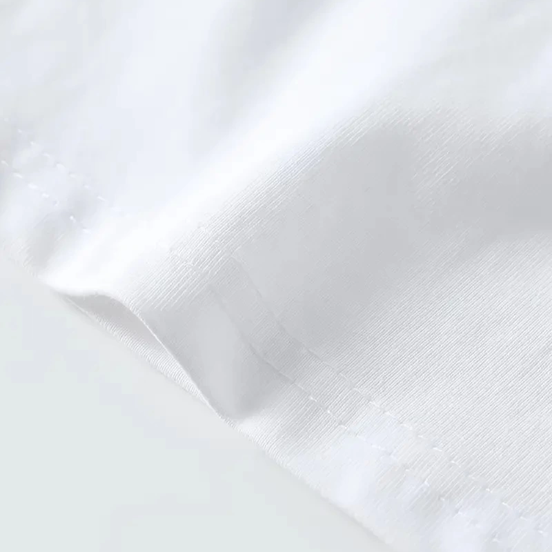 Eşsiz Baskı Tasarımlı Şık Büyük Beden   Tişörtü Beyaz -