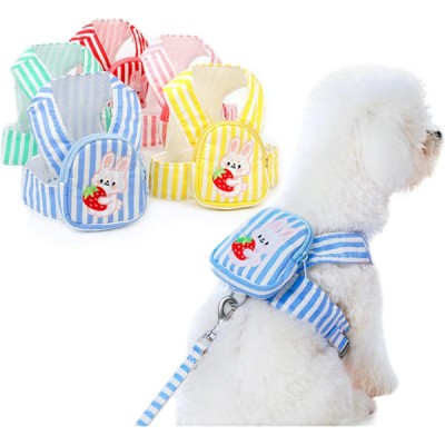 Evcil Hayvan Çantalı Göğüs Gezdirme Tasması Seti 